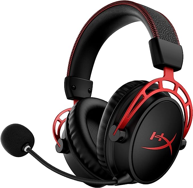HyperX Cloud Alpha Wireless Gaming Headset on white background